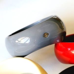 PILGRIM Danish Design Wavy, Lucite, Elegant, Classy, Timeless, Vintage Bangle